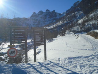 Strada per la Gardetta battutissima