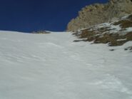 Pendio verso l'ultima rampa