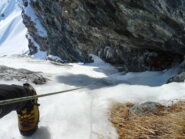La porzione centrale del gully