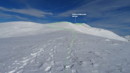 Verso la Colma di Marucolo.