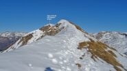 Cresta per Cima di Benfit.