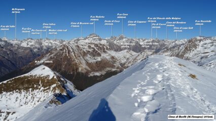 Arriviamo a Cima di Benfit.