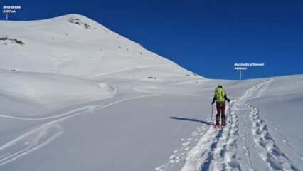 Verso la bocchetta d'Emmat.