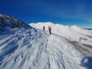 neve ventata dopo il Colle di Tenda