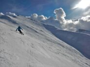 Tratti di neve liscia 