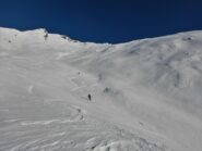 Alla base del pendio finale