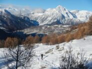 Monte Chaberton sullo sfondo