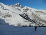 salita dominata dal vicino Monviso