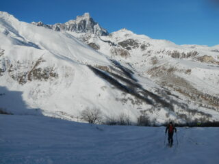 salita dominata dal vicino Monviso