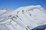 La cresta verso la Punta Tempesta dalla Punta Sibolet