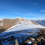 Vista dal M.te Bregagnino verso la dorsale che porta al M.te Bregagno