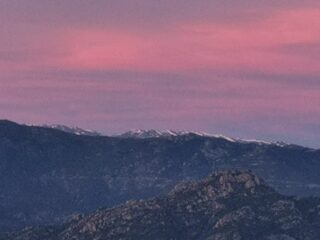 Neve sarda sul Gennargentu