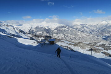 ultimo tratto sopra gli impianti (parte alta ancora chiusa)