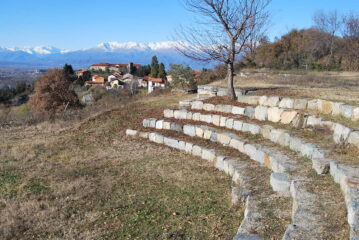 L'anfiteatro prima di Bertignano