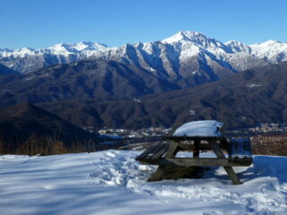 Parte del panorama in cima