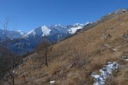 Bel panorama sulle vette innevate