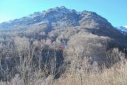 Gli alpeggi di Gnum visti dalla sterrata C3 al bivio col C31b