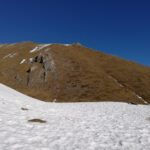 Al centro la Punta Marlatea vista da sotto