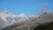 Panorama alla partenza verso il Cervino