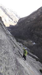da S1 di Paperinik in traverso alla radice del diedro ad arco della Gogna Dixit..