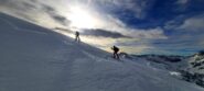 si sale tra velature e neve dura