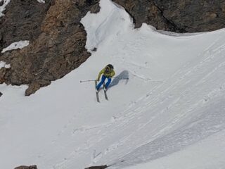 Neve un po' più morbida nella parte bassa (foto Curt)