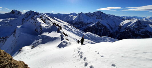 arrivo in cima