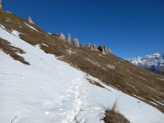 Tratto in cui prestare attenzione (se innevato/ghiacciato)