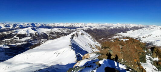 dalla cima verso il Banchetta 