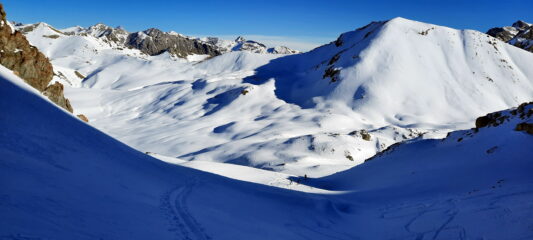 salendo nella valletta adducente la quota 2676