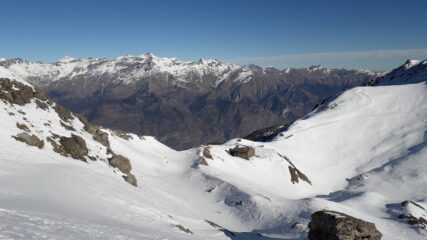 scendendo al colle delle Vallette..