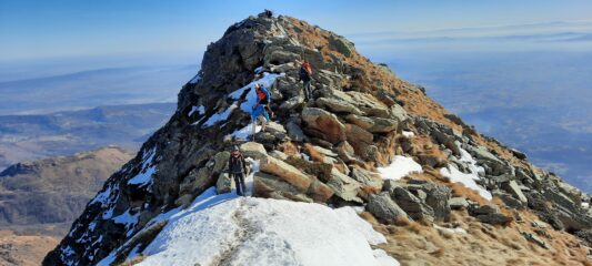 cresta verso la punta Nord