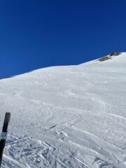 Bel pendio da cima Saurel