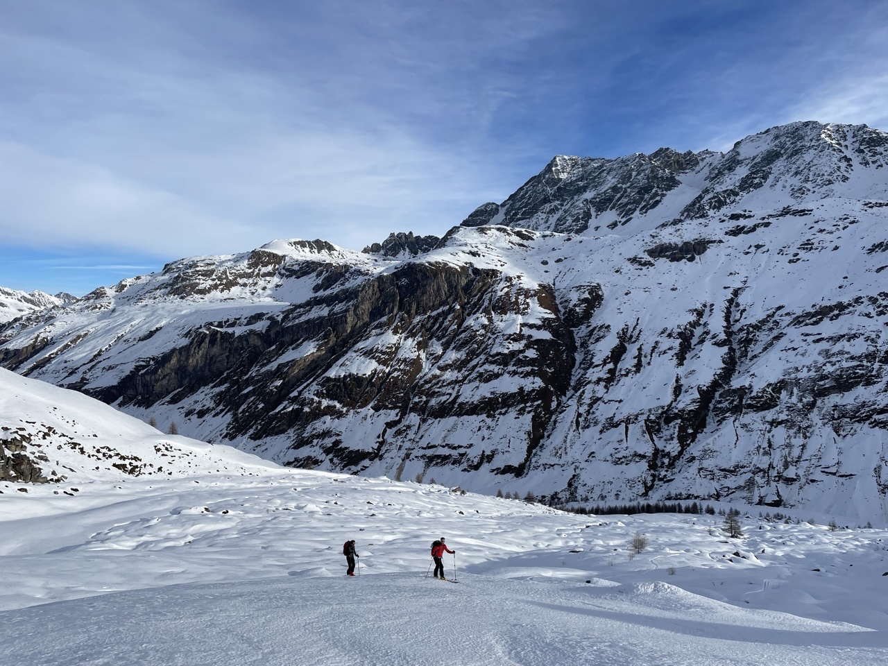 Sulla lunga via di salita
