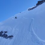 Il pendio sopra il colletto in ottime cundi