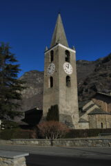 L’inconfondibile campanile di Arnad