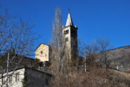 La Chiesa di Diemoz scendendo verso Chambave
