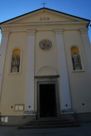 La Chiesa di S. Lorenzo a P.S. Martin, arrivo ufficiale della tappa