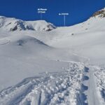 In lontananza le due cime del M.Flassin