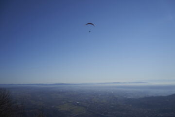 Parapendiista dalla Cappella del Belice