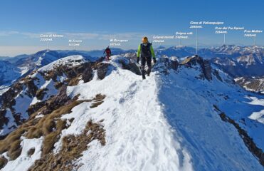 Ultimi metri in cresta.