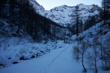 Tratto lungo il torrente Moos al ritorno