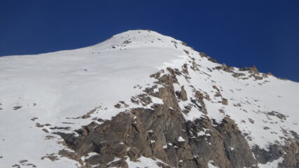 Punta Rognosa - cresta sud-ovest