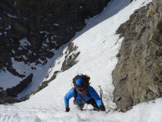 Muretto ripido per uscire dalla rampe