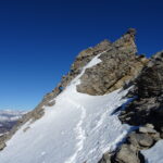 Primo tratto di discesa delicato