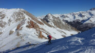 Discesa al colle Roya
