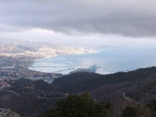 Savona dalla cima del Monte Mao