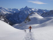 sullo sfondo Pic de Rochebrune