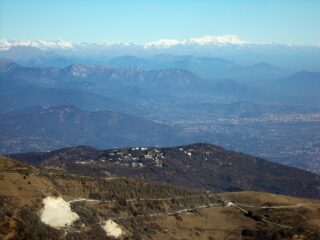 vista sulla pianura verso Pinerolo