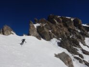 Partenza su ottima neve compatta.